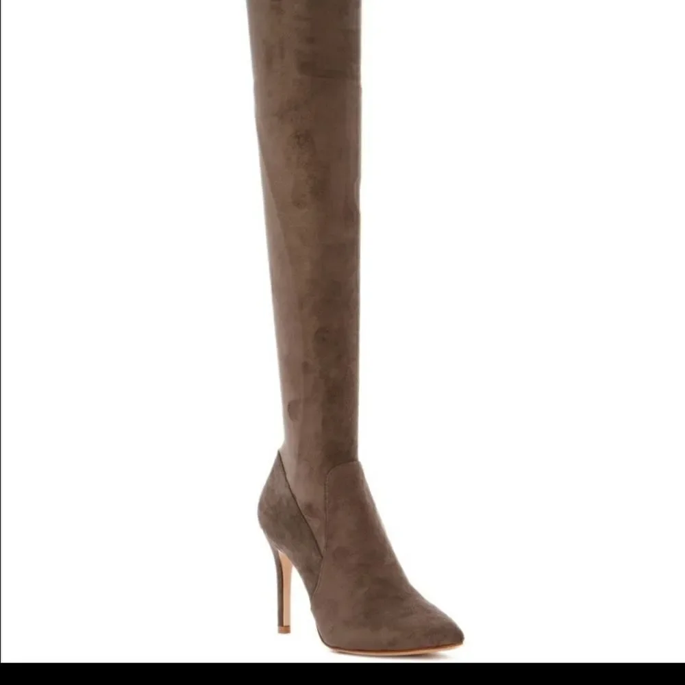 Joie Stretch Jemina B thigh boots in brown size 37
